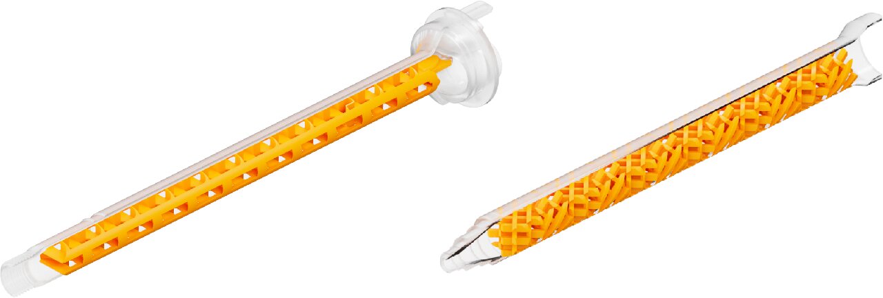 Figure 1 - Left Blueline Mixer; Right X-Grid Mixer